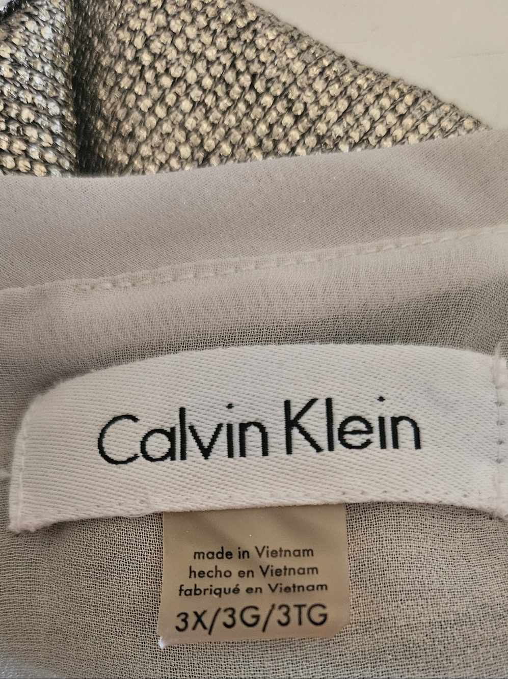 Calvin Klein Sleeveless Blouse - Picture 7 of 7